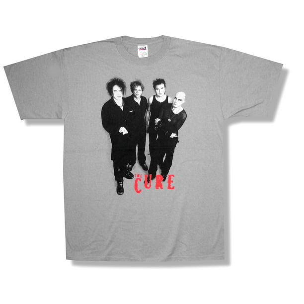 Wish-English rock band,Heather Grey T-shirt LONG SLEEVE-sizes:S to XXL THE CURE